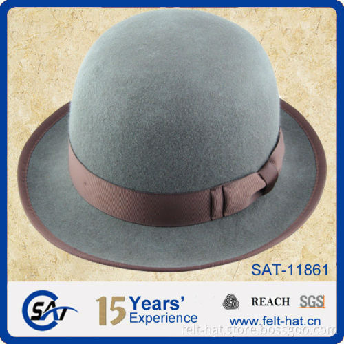 pure wool felt bowler hat